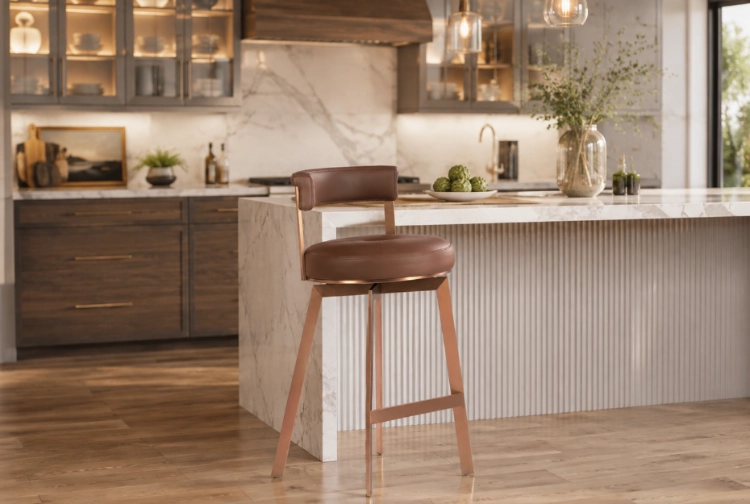 Commercial Bar Stool Footrest Design Seat Height, Metal Finish, and Floor Stability Checks